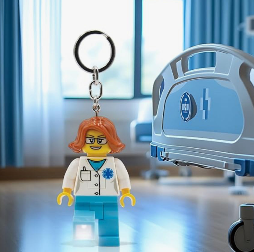 LEGO Iconico Portachiavi Torcia Dottoressa