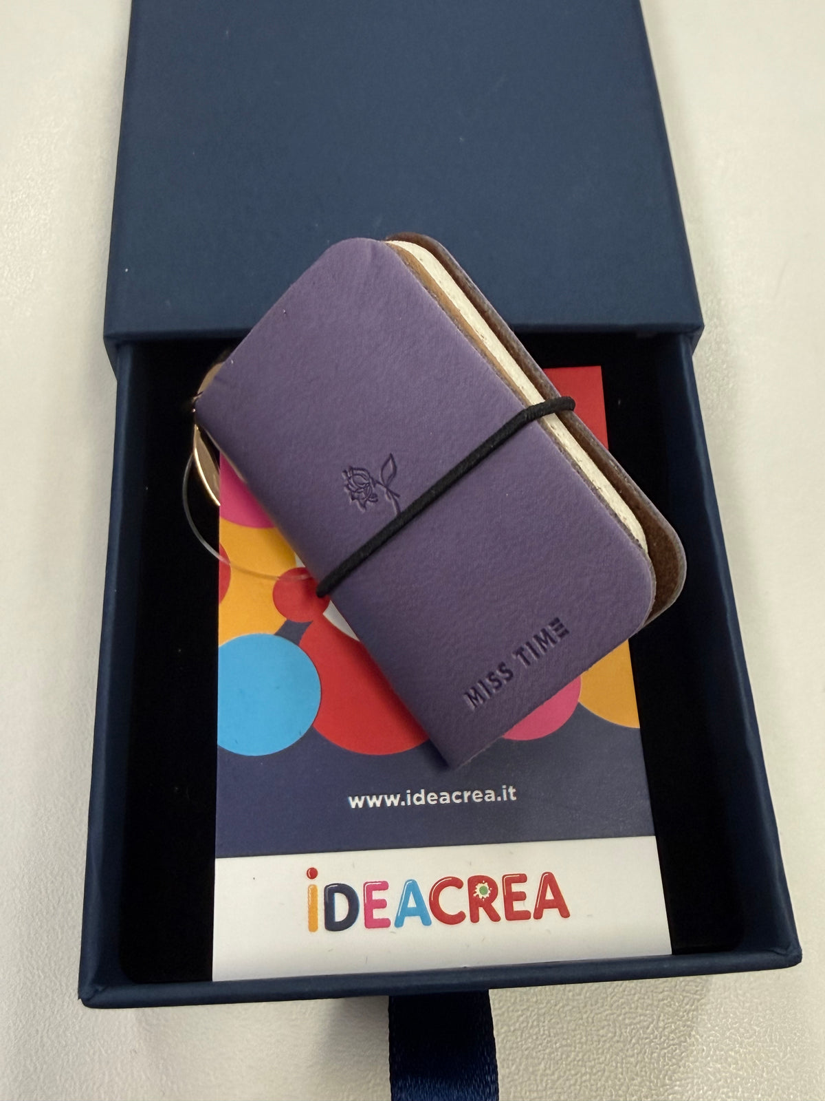 Portachiavi Mini Notes con moschettone