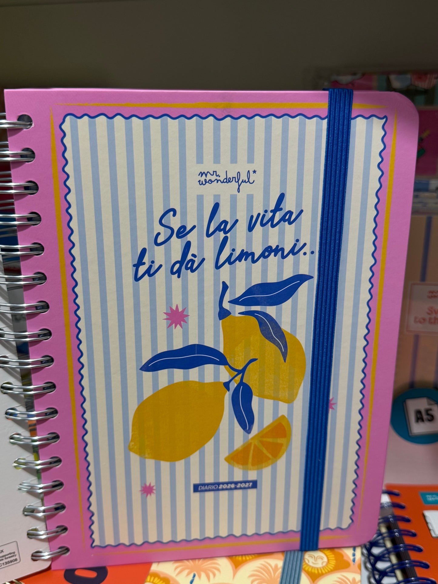 Diario scolastico Mr. Wonderful 2026-27 Giornaliero