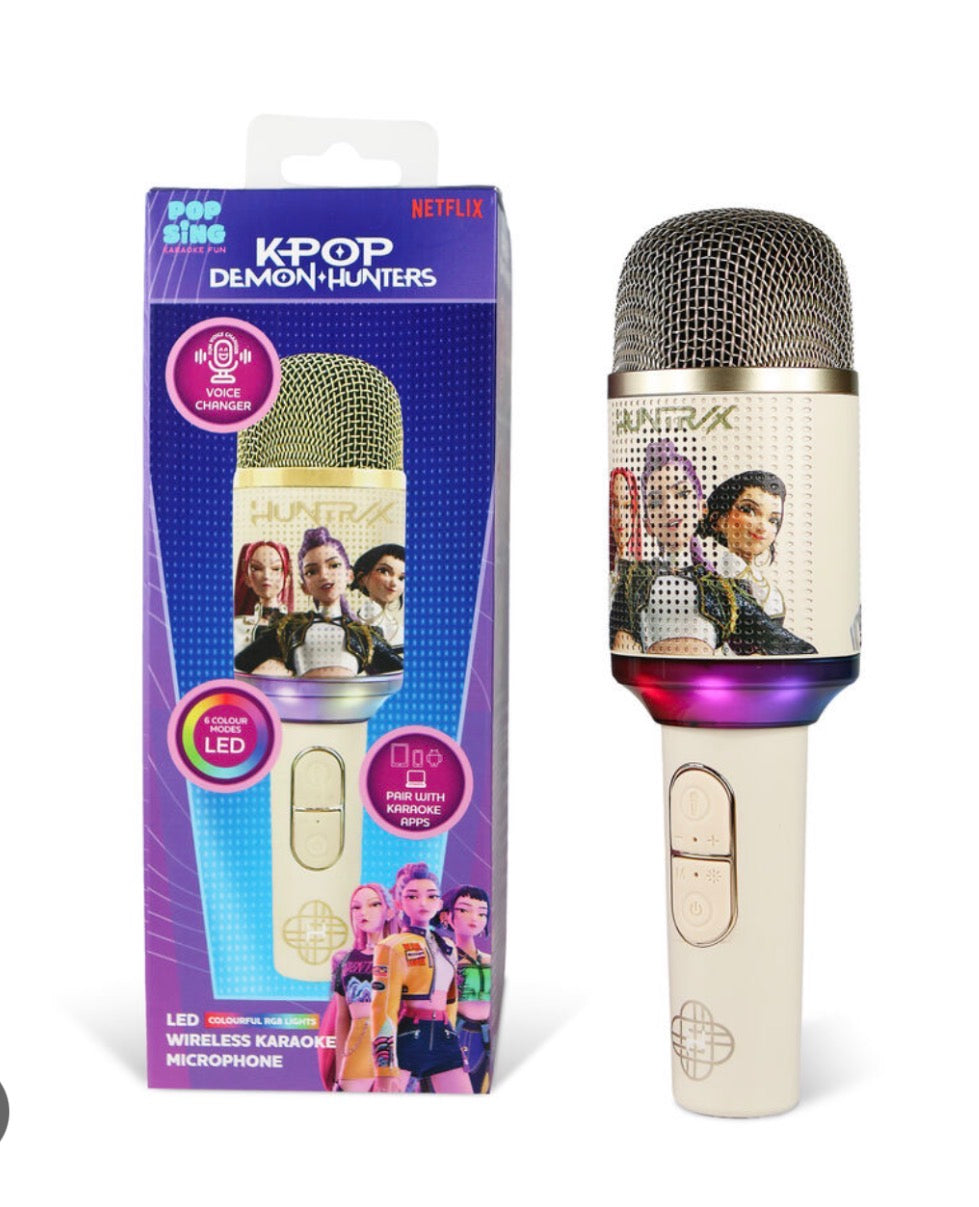 Microfono Sistema karaoke a LED OTL Technologies K-Pop Demon Hunters Golden PopSing
