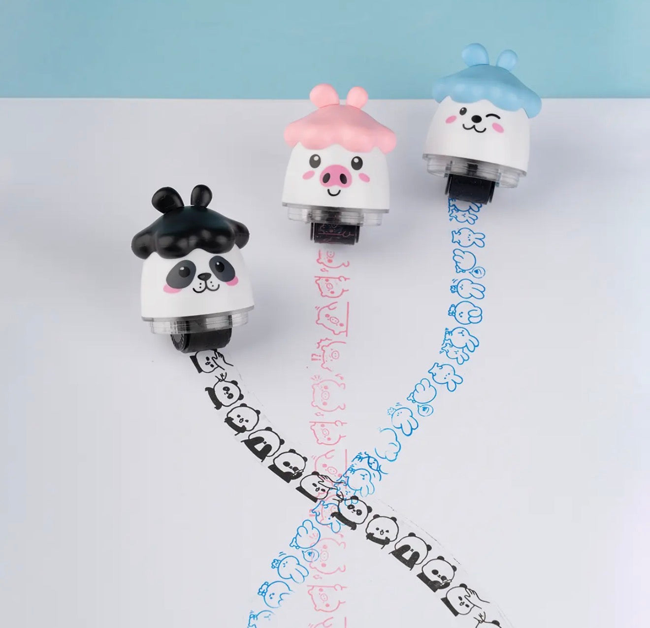 Timbro a rullo decorativo – Rollick