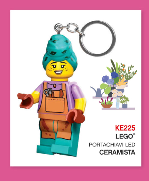 Portachiave led ceramista
