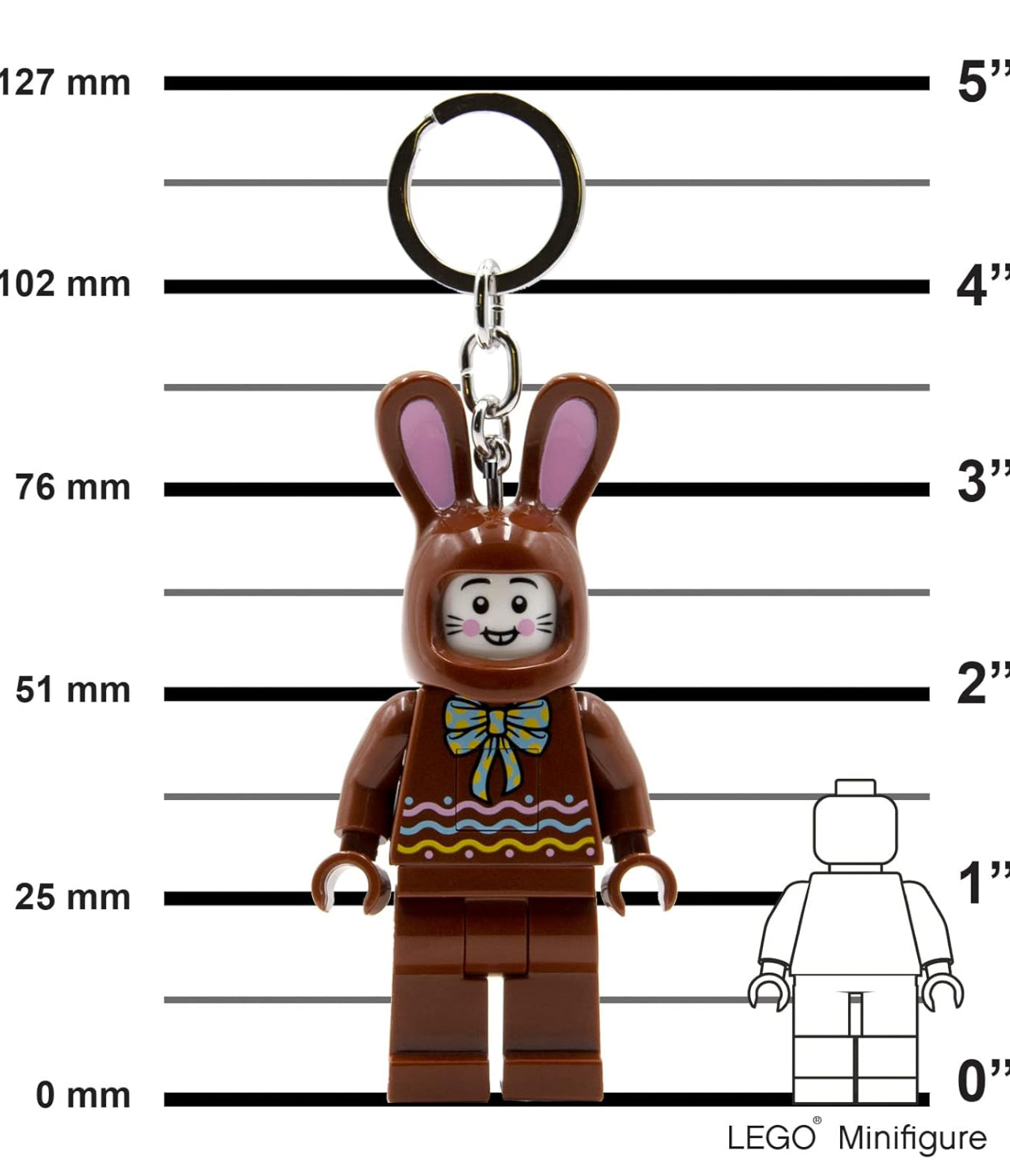 Portachiavi Led Coniglio Lego