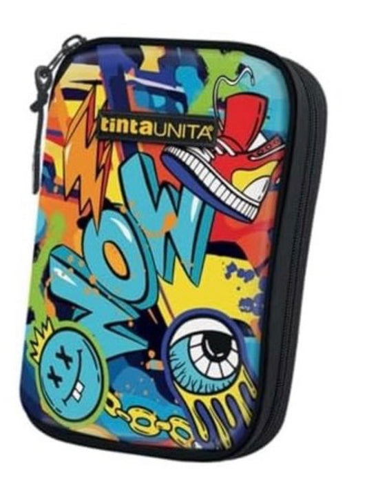 ASTUCCIO ONE TIME 1 ZIP RIGIDO WOW TINTA UNITA