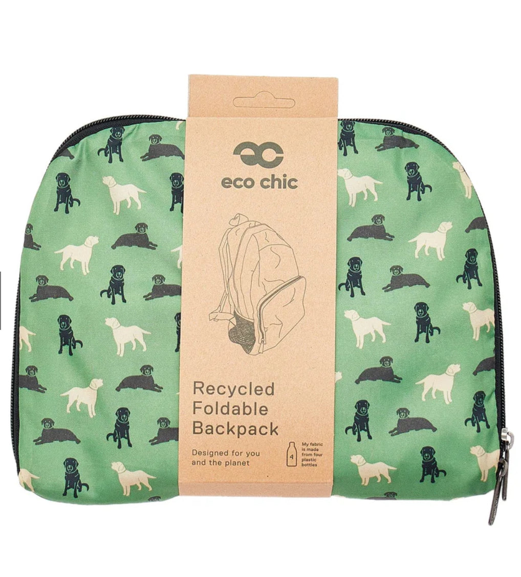 Eco Chic Zaino pieghevole leggero Labrador
