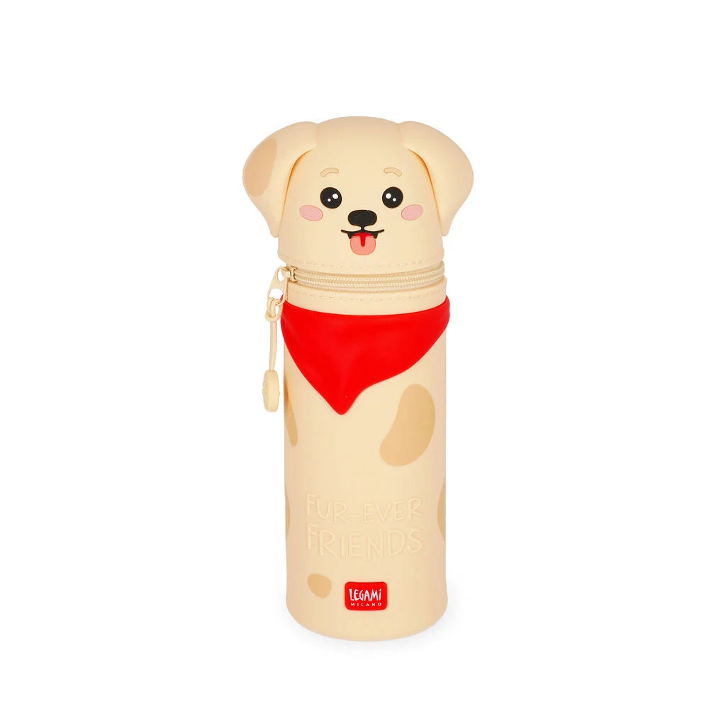 Astuccio 2-in-1 in Silicone Golden "Fur-ever Friends" - Kawaii