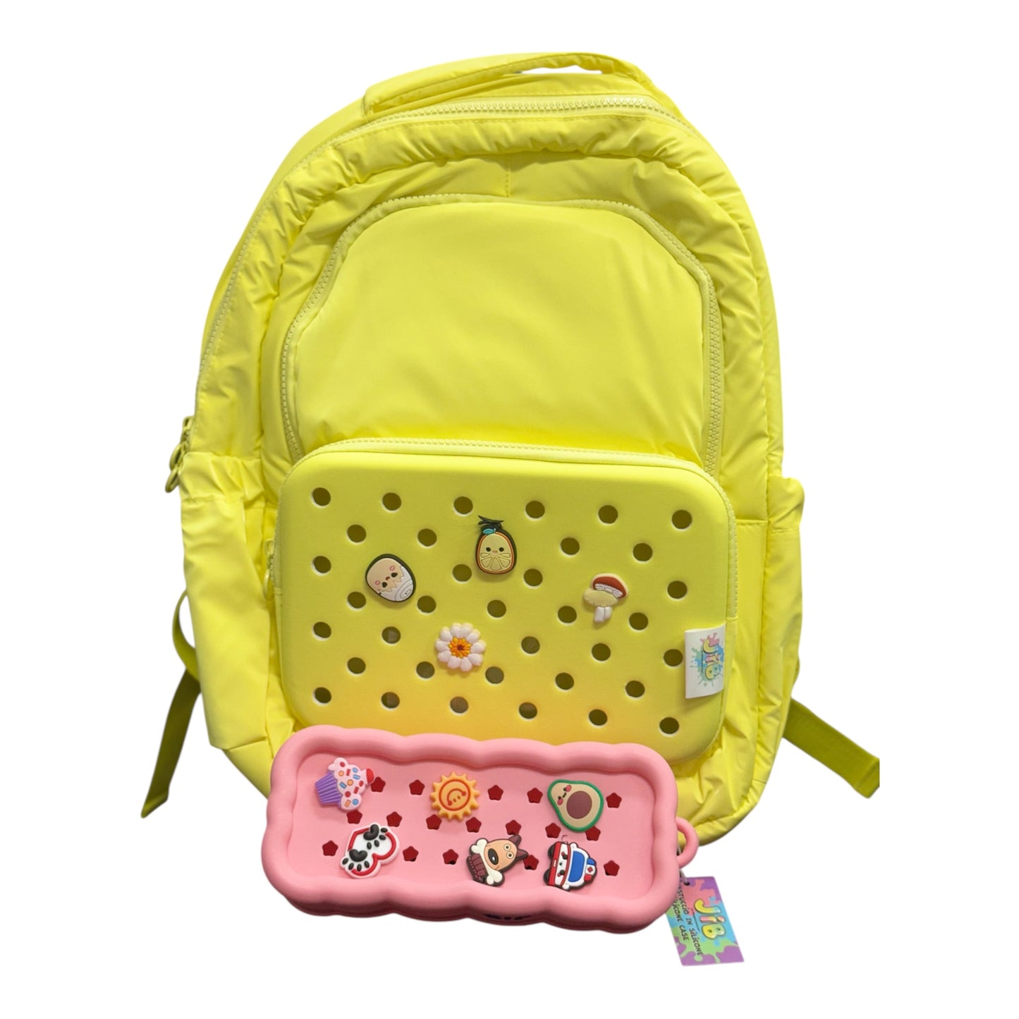 ZAINO MULTISCOMPARTO COLORI PASTELLO CON PINS JIB-BAG