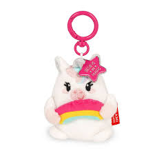 PORTACHIAVE PELUCHE UNICORNO